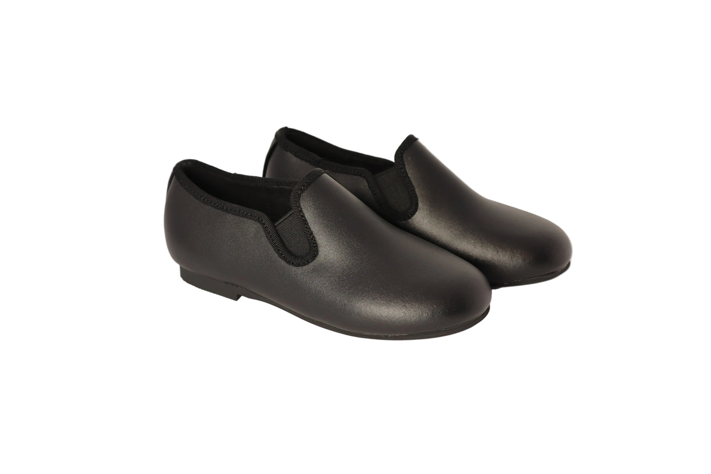 Boys Smoking Loafer- Black