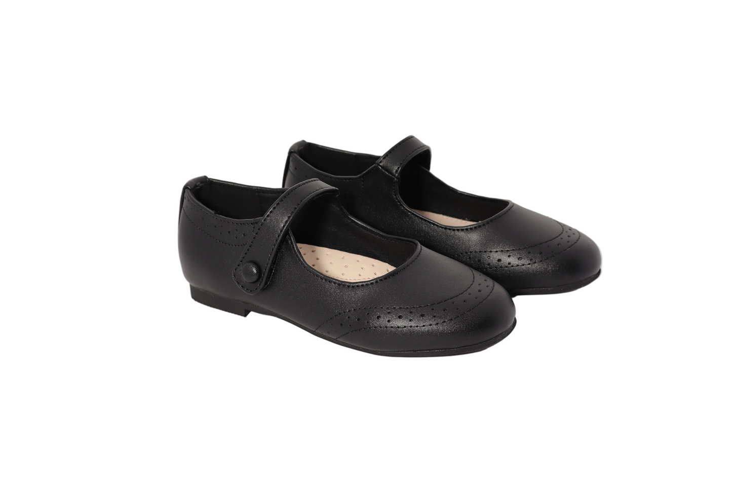 Wingtip Mary Jane-Black