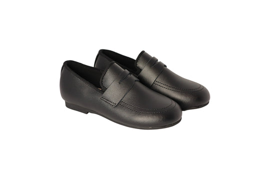 Boys Penny Loafer- Black