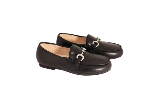 Boys Chain Loafer-Leather