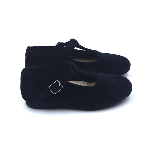 T STRAP- Black Velvet